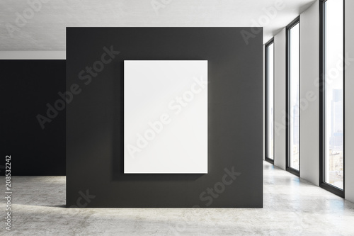 Fotomural Modern exhibition hall with billboard