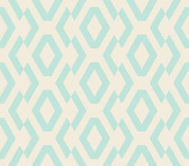 Abstract geometric seamless pattern with rhombus. Mosaic background. Vector illustration.
