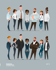 Wall Mural - Business Characters Collection