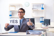 © Elnur - Businessman in positive yes answer in the office