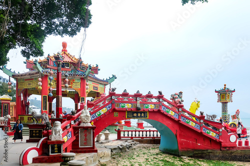 Fotomural HONG KONG, CHINA - March 17:Guan Yin Temple at Repulse Bay, Hong Kong March 17,
