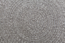 Jute Braided Home Spiral Rug Background Texture Pattern