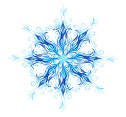 Fototapete - floral ornamental structure with filigrane pattern mandala on abstract background.