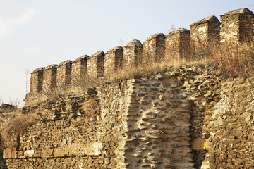 City walls in Thessaloniki. Greece