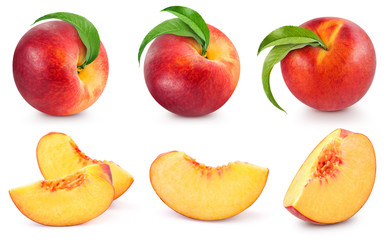 peach fruits collection
