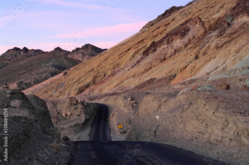 Artist's Drive in Death Valley National Park. Tableau sur Toile