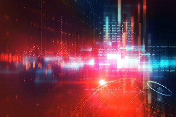 programming code abstract technology background of software developer and computer script