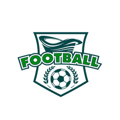 Sticker - Soccer or football sport vector icon