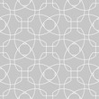 © Liudmyla - Gray and white geometric ornament. Seamless pattern