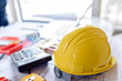 © phonix_a - Professional architect working table .
