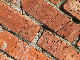 Brick wall, masonry, old brick abstract texture background