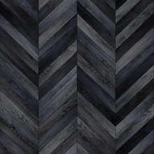 Seamless Wood Parquet Texture Chevron Dark 
