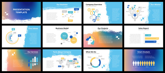 Sticker - Business presentation templates