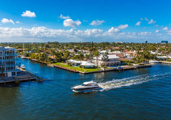 Poster - Boats Along the Intracoastal