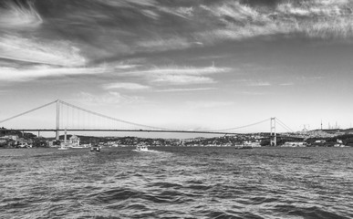 Wall Mural - Bosphorus Bridge, panoramic view