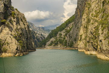 View by Oymapinar dam to the Green Canyon