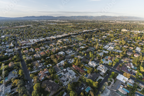 Afternoon aerial view of En...
