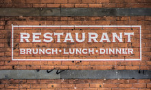Stylish Restaurant Sign