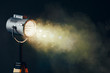 © DigitalGenetics - 3d stage spot light with smoke on black background