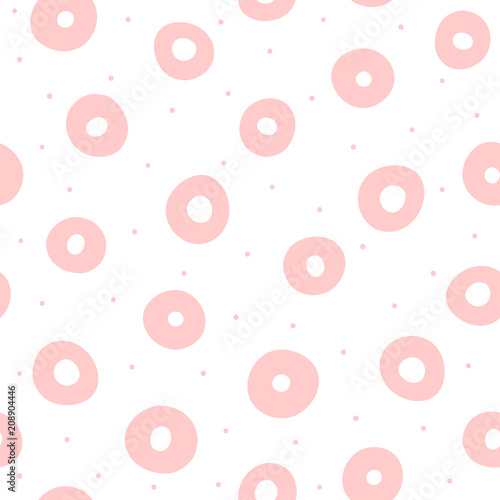 powtarzajace-sie-rozowe-kolka-i-okragle-kropki-na-bialym-tle-ladny-geometryczny-wzor-rysowane-recznie-szkic-doodle