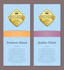 Wall Mural - Premium Brand Quality Check Premium Best Label