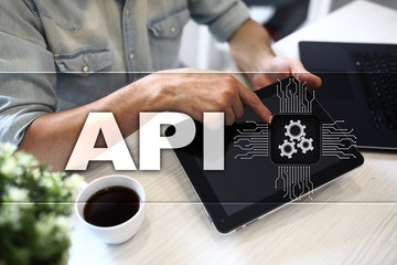 application programming interface. api. software development concept.