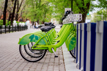 Bicycle Rental System. Ecologically Clean Transport. Bicycle Sharing.