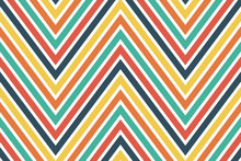 Colourful Chevron Pattern For Background