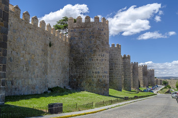 Muralla de la ciudad de Avila, España