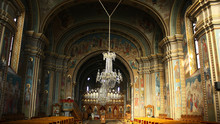 Iglesia Ortodoxa Coroana En Bistrita, Rumanía