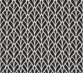  Vector Leaves Seamless Pattern. Abstract Grid Background. Geometric texture.