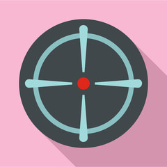 Wall Mural - Sniper sight icon. Flat illustration of sniper sight vector icon for web design