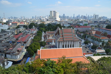 Canvas Print - city bangkok panorama