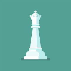 Wall Mural - Queen Chess figure icon