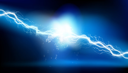 heat lighting. electrical energy. vector illustration.
