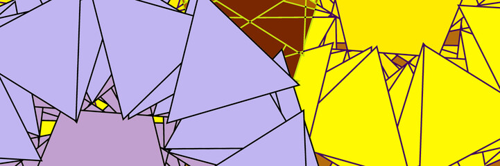  фон с сиреневыми и желтыми треугольниками