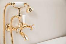 Modern Shower And Bath Faucets In Retro Style
