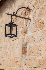 Old lantern at Castillo de Jagua castle, Cuba