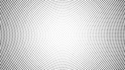 Wall Mural - Halftone dotted background. Halftone effect vector pattern. Circle dots isolated on the white background.