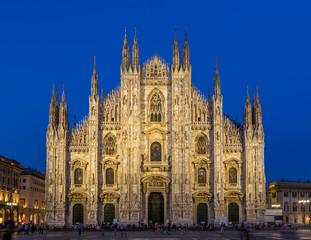 Wall Mural - Milan Cathedral and Piazza Duomo