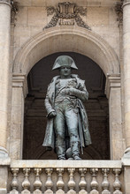Napoleon Statue At The Hotel Des Invalides In Paris, France