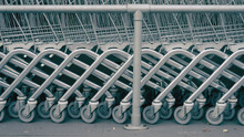 Row Of Shopping Carts