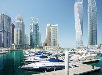 Fototapete - Dubai Marina, United Arab Emirates