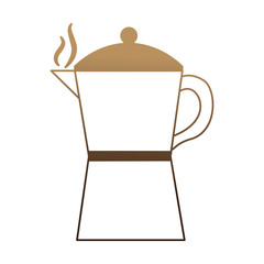 Wall Mural - coffee teapot isolated icon vector illustration design