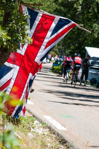 Union Jack Sur La Route Du Tour De France Buy This Stock Photo And Explore Similar Images At Adobe Stock Adobe Stock