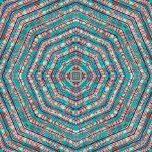 Abstract Kaleidoscope Or Endless Pattern.