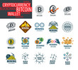 © butenkow - vector icon set for cryptography
