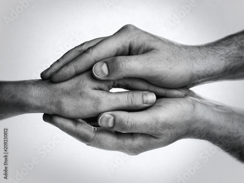 Cuadros en Lienzo Concept of caring, tenderness, protection