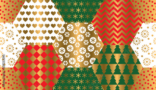 Xmas luxury winter symbols ...