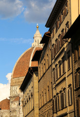 Wall Mural - Cathedral of Florence in Tuscany Region in Italy and the Huge Do